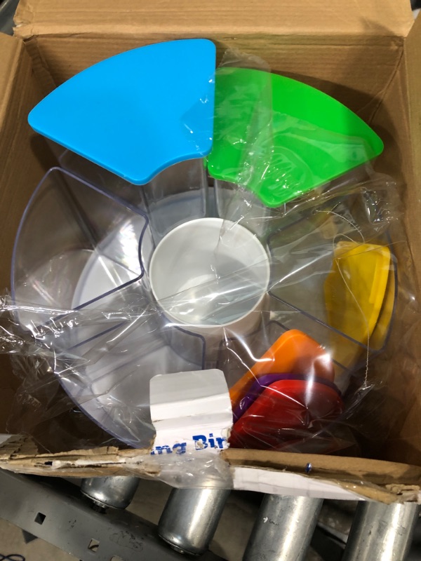 Photo 1 of Create-a-Space See-Thru Spinning Bins, Classroom Organization, School Supplies Organizer, Desk Organization, Pen Holder, 14 Pieces
