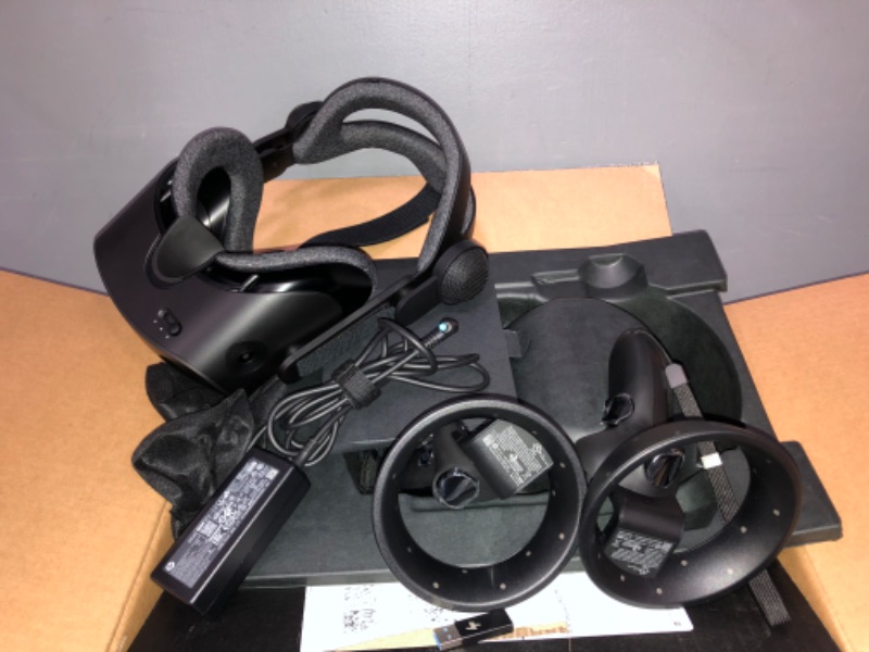 Photo 6 of HP Reverb G2 VR Headset with Controller, Adjustable Lenses & Speakers from Valve, 2160 x 2160 LCD Panels, for Gaming, Ergonomic Design, 4 Cameras, Compatible with SteamVR & Windows Mixed Reality