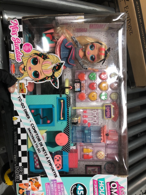 Photo 2 of LOL Surprise OMG to-Go Diner Playset with 45+ Surprises- Miss Sundae Exclusive Fashion Doll with Color Change Features Including Accessories, Holiday Toy Playset, Great Gift for Kids Ages 4 5 6+ Years