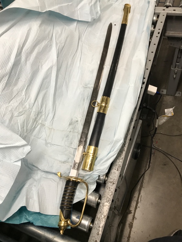Photo 1 of ****USED AND HAS OIL ON IT***  Armory Replicas Confederate States of America Cavalry Officer Sword