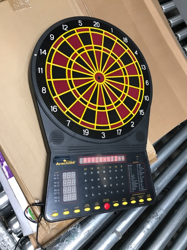 Photo 2 of Arachnid Cricket Pro 300 Soft-Tip Electronic Dartboard Game Features 36 Games with 175 Options