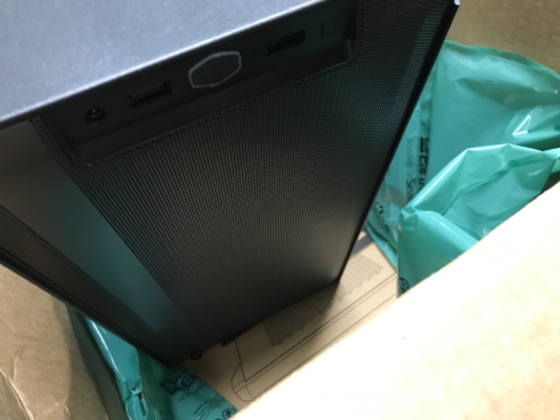 Photo 4 of Cooler Master NR200P SFF Small Form Factor Mini-ITX Case with Tempered glass or Vented Panel Option, PCI Riser Cable, Triple-slot GPU, Tool-Free and 360 Degree Accessibility Black NR200P