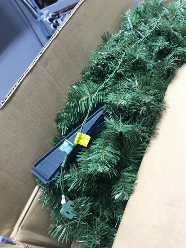 Photo 3 of *** LIGHTS UP *** National Tree Company Pre-Lit Artificial Full Christmas Tree, Green, Canadian Fir Grande, White Lights, Includes Stand, 4 Feet 4 ft 100 Clear Lights