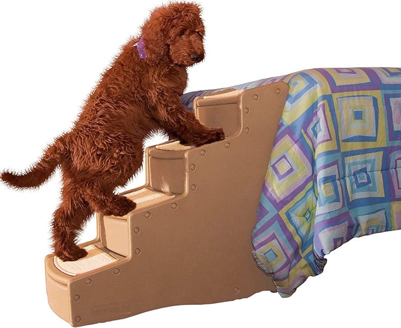 Photo 1 of  Pet Stairs, 4 Step for Cats/Dogs, Removable Washable Carpet Treads, No Tools Required