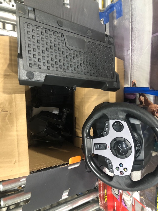 Photo 2 of PXN V9 Gaming Racing Wheel with Pedals and Shifter, Steering Wheel for PC, Xbox One, Xbox Series X/S, PS4, PS3 and Nintendo Switch