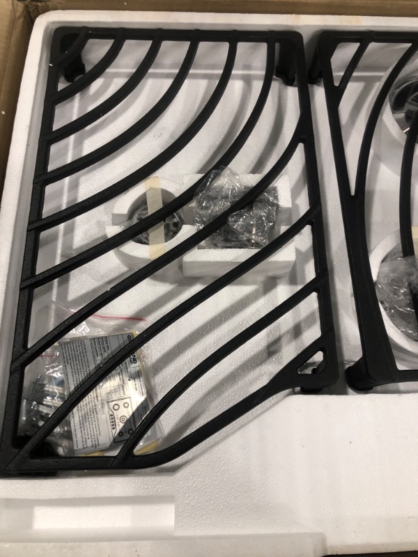 Photo 1 of 36 Inch Gas Cooktop, GASLAND Chef GH1365SF Built-in Gas Stovetop, Cord Plug, 5 Italy Sabaf Burner, 41,300 BTU NG/LPG Convertible, Auto Electric Ignition, Thermocouple Protection 36''-5 burners