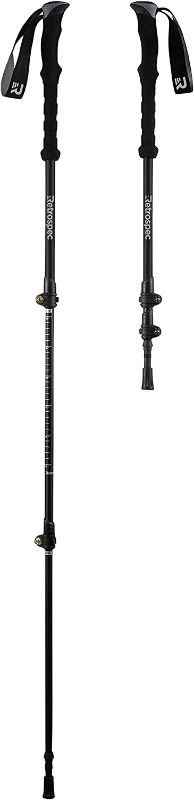 Photo 1 of 
Retrospec Solstice Hiking Poles for Men & Women - Adjustable and Collapsible Lightweight Walking & Trekking Sticks - Aluminum w/ Cork or Foam Grip