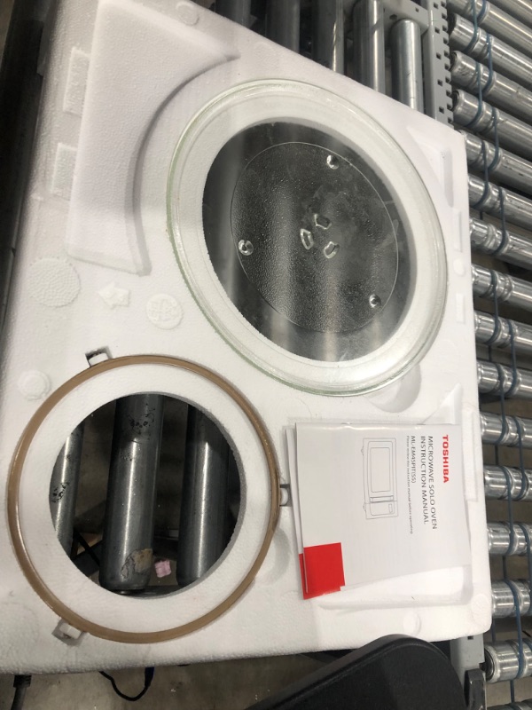 Photo 4 of TOSHIBA ML-EM45PIT(SS) Countertop Microwave Oven With Inverter Technology, Kitchen Essentials, Smart Sensor, Auto Defrost, 1.6 Cu Ft, 13.6" Removable Turntable, 33lb.&1350W, Stainless Steel 1.6 Cu. Ft.-Inverter