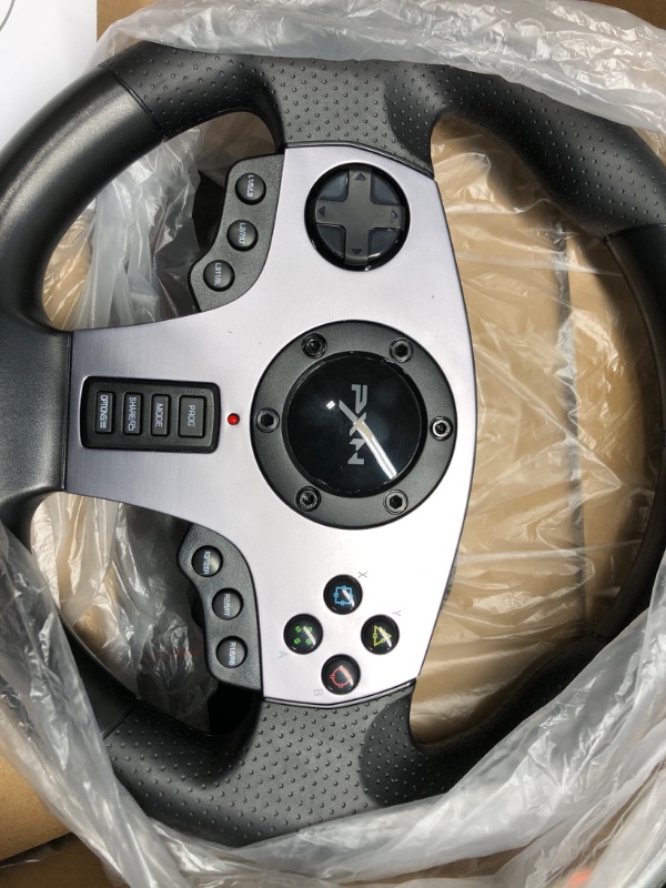 Photo 3 of PXN Gaming Racing Wheel V9 Xbox Steering Wheel 270/900° Car Simulation with Pedal and Shifter, Paddle Shifters Driving Wheel for PS4, Xbox Series X|S, PS3, PC, Xbox One, Nintendo Switch