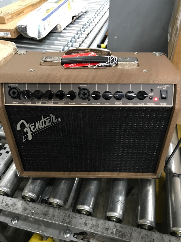 Photo 2 of *** TESTED- POWERS ON** Fender Acoustasonic 40 Guitar Amplifier 40 Watt