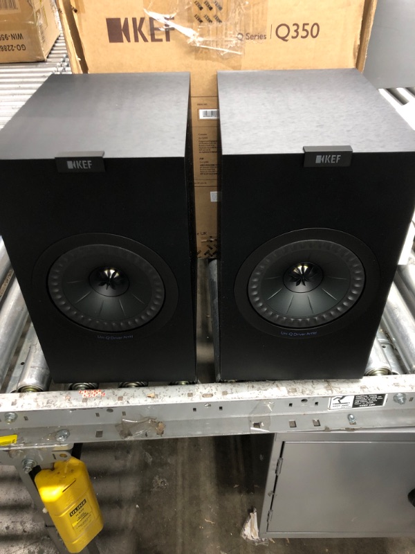 Photo 2 of KEF Q350 Bookshelf Speakers (Pair, Black)
