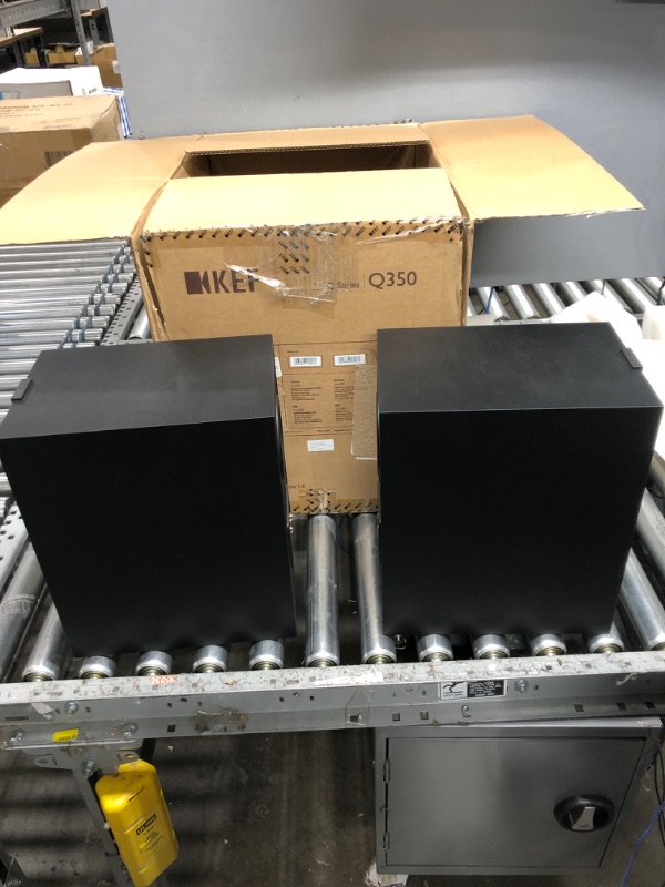 Photo 1 of KEF Q350 Bookshelf Speakers (Pair, Black)
