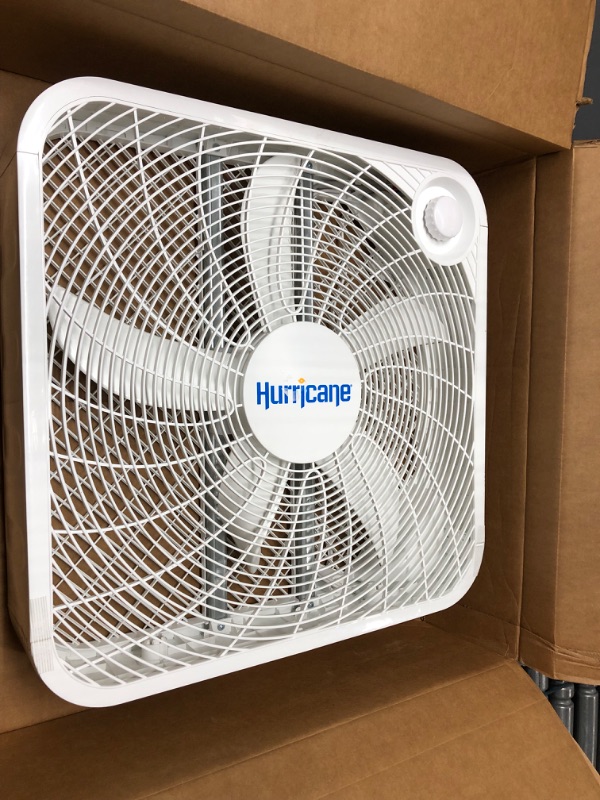 Photo 2 of *FOR PARTS* *NON-FUNCTIONAL* Hurricane Box Fan - 20 Inch, Classic Series