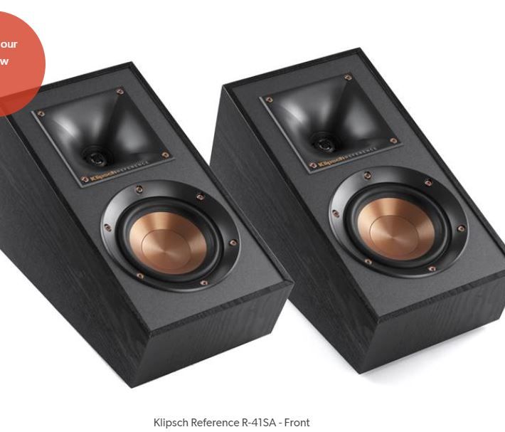 Photo 1 of Klipsch Reference R-41SA SURROUND SOUND SPEAKERS
