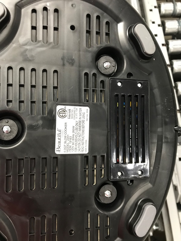 Photo 3 of Anfilank 8-in-1 Multi-Cooker, Programmable 6.8 Quart Slow Cooker, Presets to Sous Vide, Bake, Sauté, Cook Rice & More; with Sous Vide Rack, Steam Rack, Slotted Spoon and Glass Lid, Adjustable Temp&Time for Slow Cook with LED Display