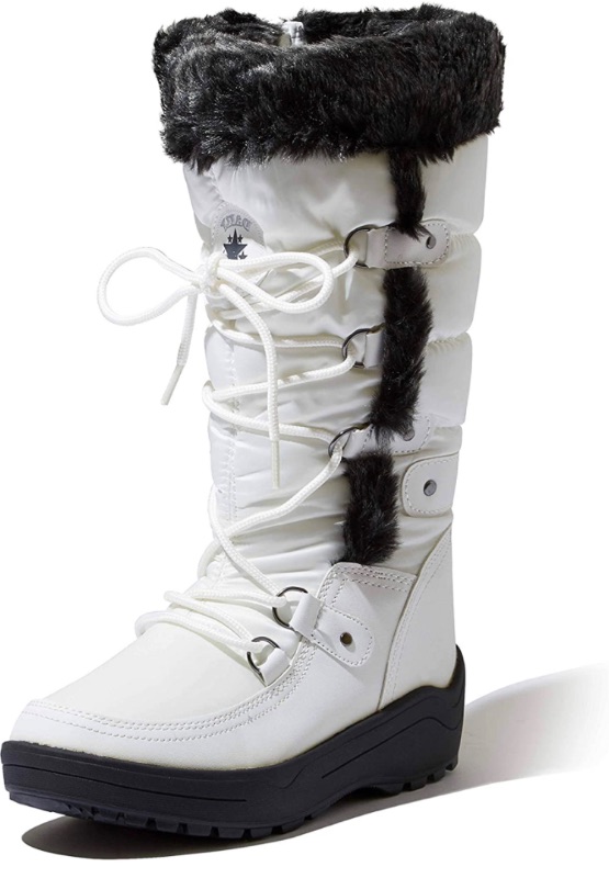 Photo 1 of DailyShoes Women's Woman's Knee High Up Warm Fur Water Resistant Eskimo Snow Boots