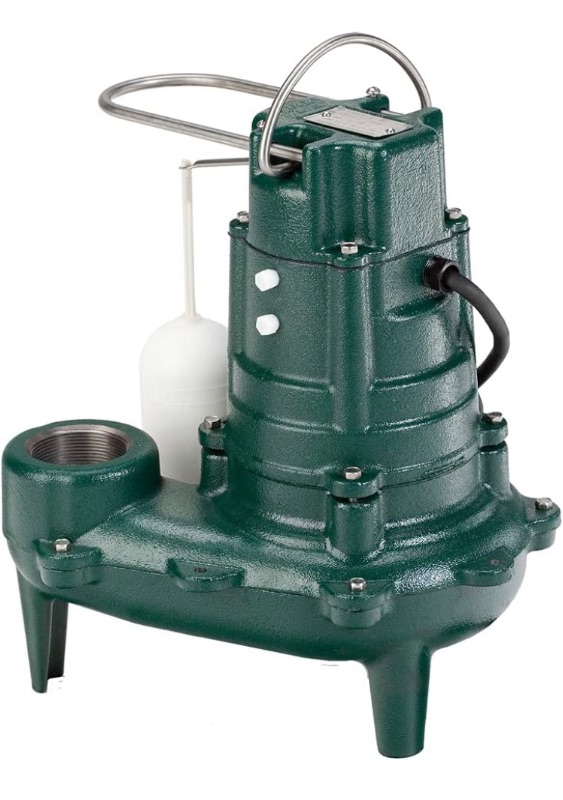 Photo 1 of ***PREVIOUSLY OPENED****    Zoeller Waste-Mate 267-0001 Sewage Pump, 1/2 HP Automatic – Heavy-Duty Submersible Sewage, Effluent or Dewatering Pump