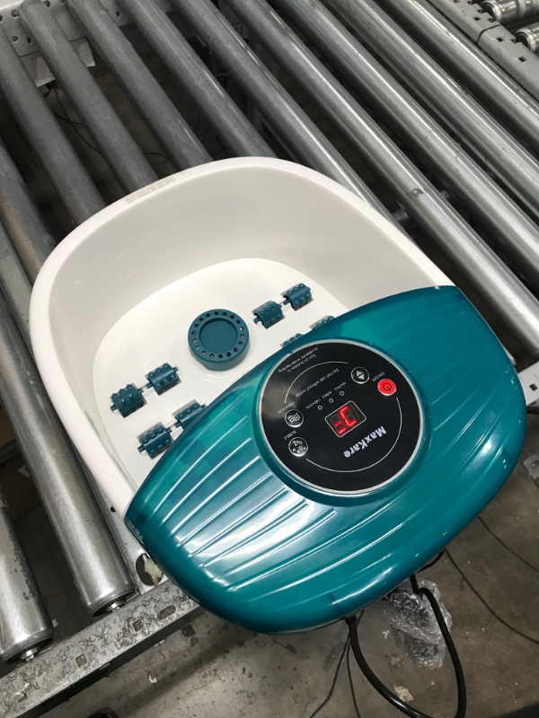 Photo 2 of Foot Spa Bath Massager with Heat, Bubbles, Vibration, 16 Removeable Roller (not Motorized), Pedicure Foot Spa with 95-118? Temperature Control and Material Box for Feet at Home