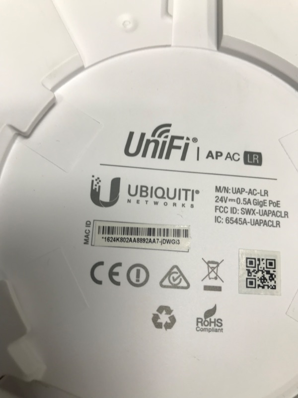 Photo 2 of **USED/MISSING PARTS** Ubiquiti - UniFi 6 Long-Range Access Point | US Model | PoE Adapter not Included (U6-LR-US)