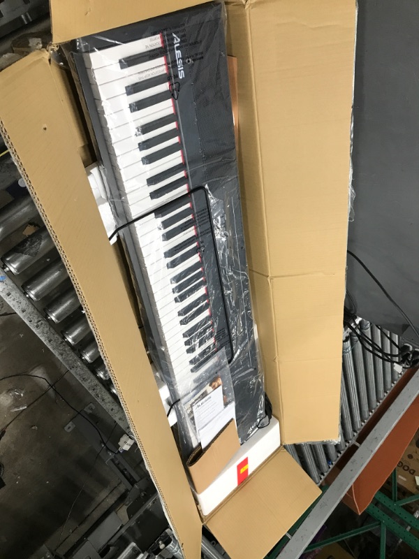 Photo 2 of ****TESTED AND WORKS*****   Alesis Recital – 88 Key Digital Piano Keyboard with Semi Weighted Keys, 2x20W Speakers, 5 Voices, Split, Layer and Lesson Mode, FX and Piano Lessons Recital Piano Only