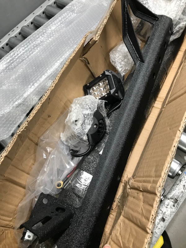 Photo 4 of OEDRO LED Light Bar 52 Inch 758W 66430LM Tri-Row Combo Beam+2pcs 4" 27W Spot Light Pod Off Road Driving Lights + Wiring Harness + Upper Roof Windshield Mounting Bracket Fit for 07-18 Jeep JK Wrangler 52Inch + 4Inch Light