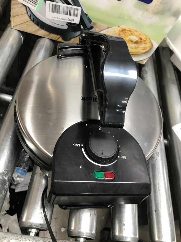 Photo 3 of 10inch Roti Maker by StarBlue with FREE Roti Warmer - The automatic Stainless Steel Non-Stick Electric machine to make Indian style Chapati, Tortilla, Roti AC 110V 50/60Hz 1200W