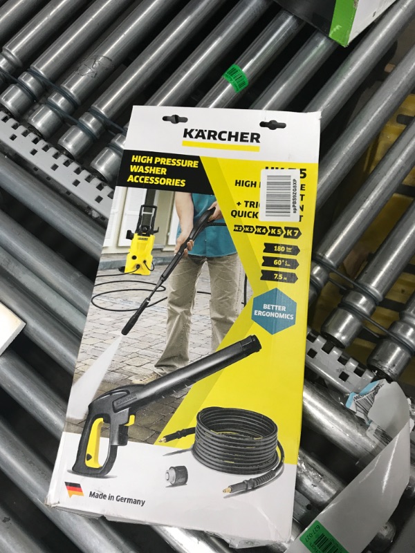 Photo 2 of **USED** Karcher 25' Replacement Hose & Trigger Gun Combo Kit for Electric Power Pressure Washers K2-K5 – Quick-Connect