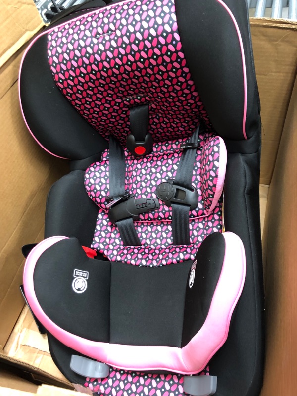 Photo 2 of Cosco Empire All-in-One Convertible Car Seat, Extended Use All-in-One Car Seat: Rear-Facing 5-40 pounds, Forward-Facing Harness 22-50 pounds, and Belt-Positioning 40-80 pounds, Spring Petals