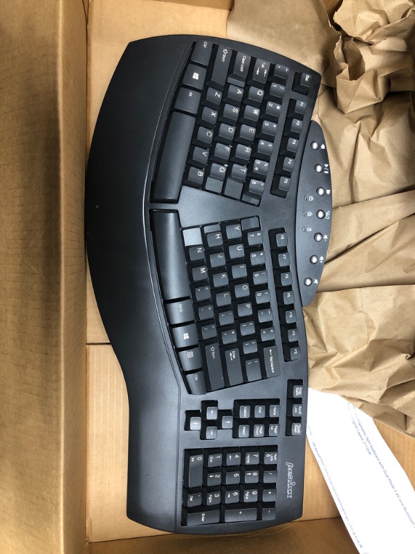 Photo 2 of Wireless Ergonomic Keyboard with Gel Wrist Rest Bundle