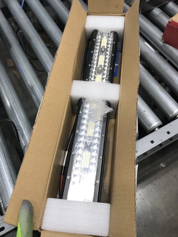 Photo 1 of Nilight 18024C-A 420W 20Inch Triple Row Flood Spot Combo 42000LM Bar Driving Boat Led Off Road Lights for Trucks, 2 Years Warranty , White
