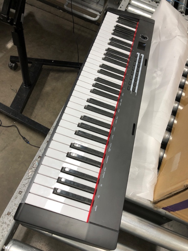 Photo 6 of **USED** NUMBER #4 KEYS DOSENT WORK** TERENCE Keyboard Piano with 61 Semi-weighted Keys LCD Display & 1800mAh Battery 