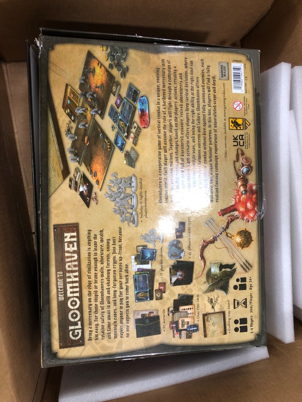 Photo 2 of Cephalofair Games: Gloomhaven, Award-Winning Strategy Board Game, For 1 to 4 Players, 60 to 120 Minute Play Time, For Ages 14 and up