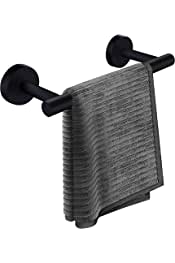 Photo 1 of black-LEPONTS 9 Inches Grey Bath Hand Towel Bar Bathroom Towel Holder Single Bars...
