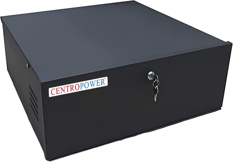 Photo 1 of 15 x 15 x 5 Inches DVR/NVR Lockbox, Security Lockbox Enclosure Heavy Duty 16 Gauge with AC Fan, Wall or Floor Mount
