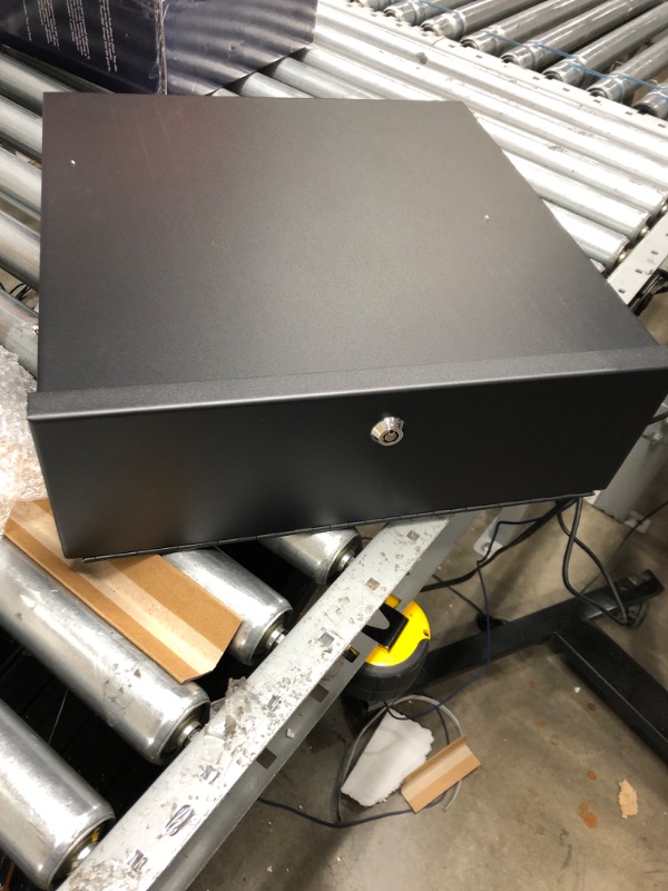 Photo 1 of 15 x 15 x 5 Inches DVR/NVR Lockbox, Security Lockbox Enclosure Heavy Duty 16 Gauge with AC Fan, Wall or Floor Mount
