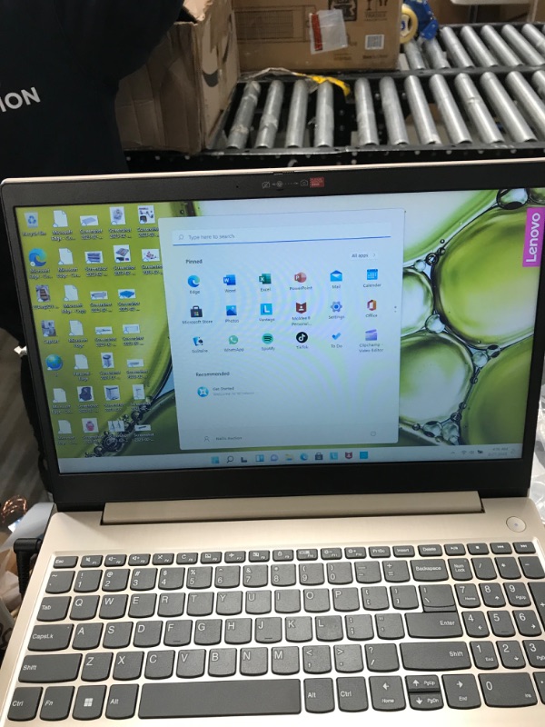 Photo 9 of Lenovo 2022 Newest Ideapad 3 Laptop, 15.6" HD Touchscreen, 11th Gen Intel Core i3-1115G4 Processor, 8GB DDR4 RAM, 256GB PCIe NVMe SSD, HDMI, Webcam, Wi-Fi 5, Bluetooth, Windows 11 Home, Almond
