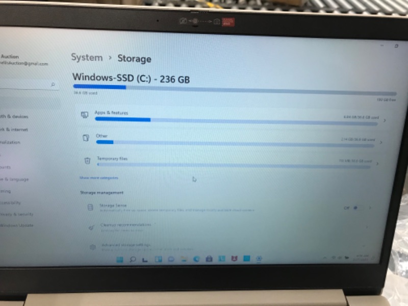 Photo 4 of Lenovo 2022 Newest Ideapad 3 Laptop, 15.6" HD Touchscreen, 11th Gen Intel Core i3-1115G4 Processor, 8GB DDR4 RAM, 256GB PCIe NVMe SSD, HDMI, Webcam, Wi-Fi 5, Bluetooth, Windows 11 Home, Almond
