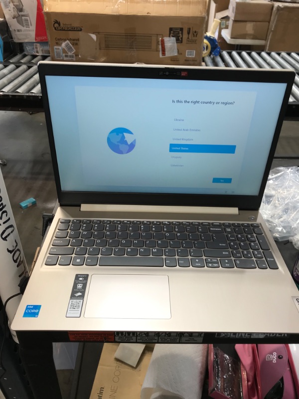 Photo 10 of Lenovo 2022 Newest Ideapad 3 Laptop, 15.6" HD Touchscreen, 11th Gen Intel Core i3-1115G4 Processor, 8GB DDR4 RAM, 256GB PCIe NVMe SSD, HDMI, Webcam, Wi-Fi 5, Bluetooth, Windows 11 Home, Almond
