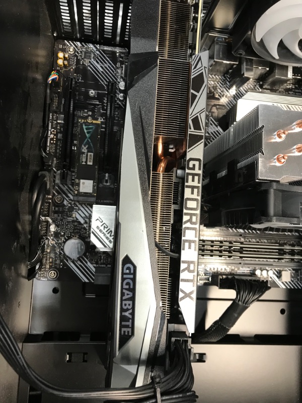 Photo 18 of PARTS ONLY DID NOT DISPLAY NEEDS PROFESSIONAL REPAIR 
Skytech Blaze Gaming PC Desktop – AMD Ryzen 7 3700X 3.6 GHz, NVIDIA RTX 3080, 512 GB NVME Gen4 SSD, 16GB DDR4 RAM 3200, 750W Gold PSU, 240mm AIO, 11AC Wi-Fi, Windows 11 Home 64-bit


