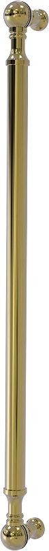 Photo 1 of Allied Brass P-3/18 18 Inch Beaded Refrigerator Appliance Pull, Unlacquered Brass
