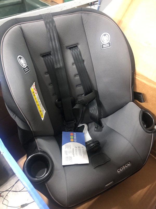 Photo 2 of Cosco Onlook 2-in-1 Convertible Car Seat, Rear-Facing 5-40 pounds and Forward-Facing 22-40 pounds and up to 43 inches, Black Arrows