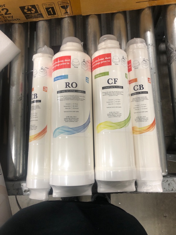 Photo 1 of iSpring F5-RO500 1 to 2 Years Filter Replacement Pack for RO500 Tankless Reverse Osmosis Water Filtration System