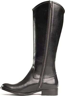 Photo 1 of Frye Melissa Inside Zip Riding Boots for Women Featuring Supple Leather Lining with Rubber Infused Leather Outsole and Signature Hardware – 14 ¾” Shaft Height - size 9
