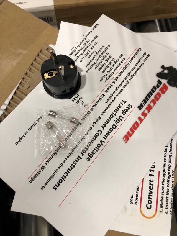 Photo 3 of ROCKSTONE POWER 2000 Watt Voltage Converter Transformer - Heavy Duty Step Up/Down AC 110V/120V/220V/240V Power Converter - Circuit Breaker Protection – DC 5V USB Port - CE Certified