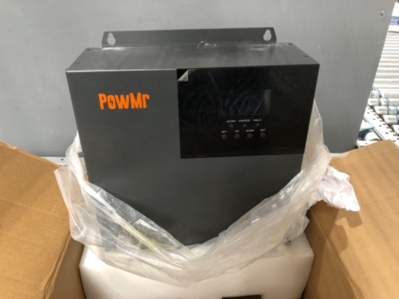 Photo 2 of 3000W Solar Inverter 24v to 110V AC, Off-Grid Power Inverter Pure Sine Wave Built in 60amp MPPT Controller, for 24V Lead Acid/Lithium Batteries
