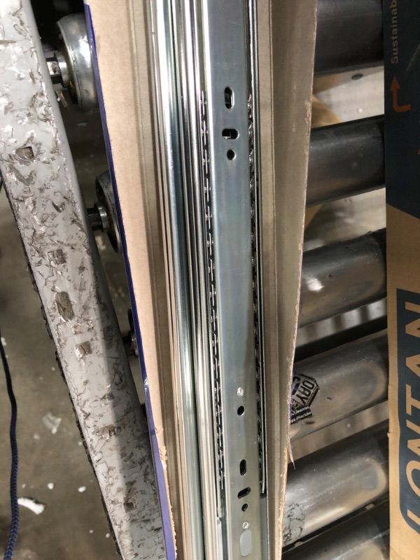 Photo 1 of 1 Pair Heavy Duty Drawer Slides 22 inch Soft Close Ball Bearing Drawer Slides - LONTAN 4502S3-22 Drawer Rails Heavy Duty 100 LB Capacity Full Extension...
