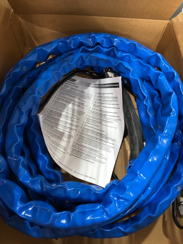 Photo 2 of Camco Heated Drinking Water Hose, - 20° F, 25-Foot, 5/8-Inch ID 25' Cold Weather (Freeze Protection to - 20?F) Standard Packaging