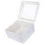 Photo 1 of | Cake Boxes with Window 25-Pack 12 x 12 x 6 Inch White Bakery Boxes
