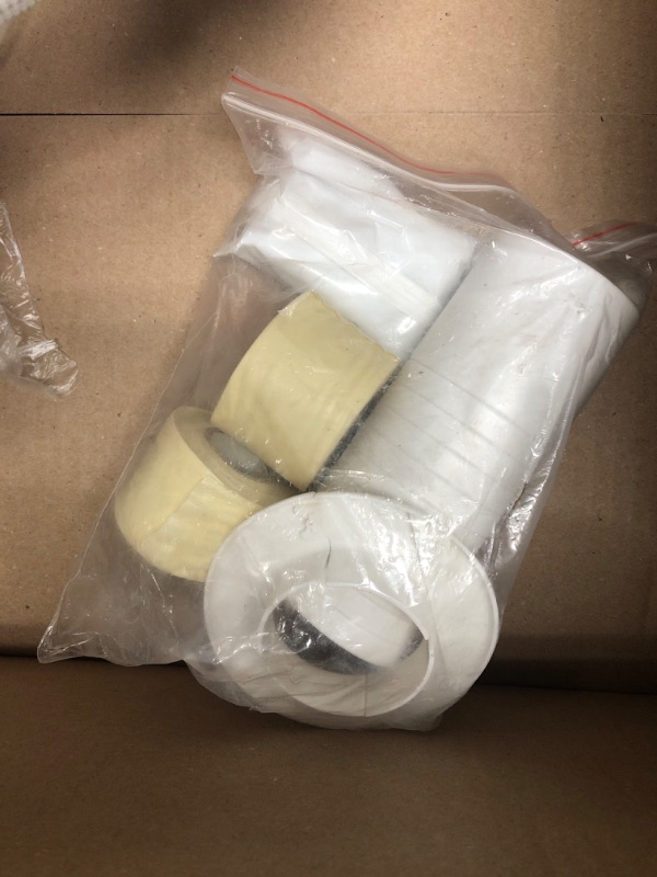 Photo 1 of VEVOR Mini Split Copper Line Set 16ft Length, 1/2" & 1/4" OD Copper Pipes for Mini Split Air Conditioner, Flared Copper Lines White, Mini Split Line Set for Heat Pump System Line Set for 12000 BTU 16ft Length 1/2" & 1/4" OD