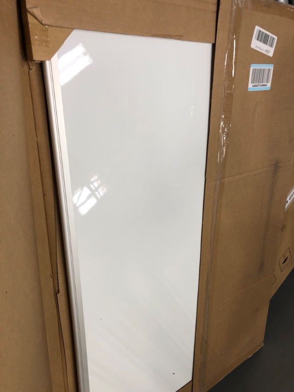 Photo 1 of Amazon Basics Magnetic Dry Erase White Board, 36 x 24-Inch Whiteboard - Silver Aluminum Frame 24" x 36" Magnetic, Aluminum Frame